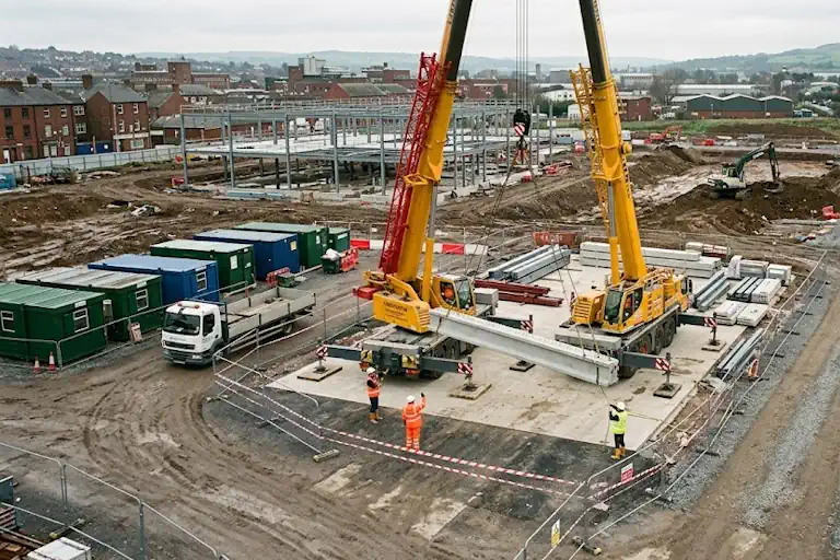 Construction site environment